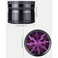 Pikkukuva 2 / 5: Mausteiden jauhin Zinc Alloy Spice Grinder, 4 osaa siitepölyn jauhin