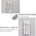 Miniatyrbillede 4 af 5: 2 selvklæbende tandbørsteholdere i rustfrit stål til vægmontering