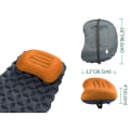 Miniatyrbilde 2 av 5: Oppblåsbar pute for camping, oppblåsbar reisepute, oppblåsbare puter for camping, blå