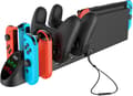 6 i 1 LED-laddningsdocka kompatibel med Joy Cons och handkontroll