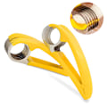 Miniatyrbillede 1 af 5: 2-pak bananslicer, ABS + rustfrit stål frugt- og grøntsagsskiver