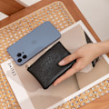 Miniatyrbillede 5 af 5: (sort) Tegnebog RFID-kortholdere - Smart minimalistisk NFC-blokering