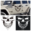 Pikkukuva 5 / 5: Yh-skull -tarra ja autoikkunoiden tarrat, heijastavat