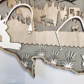 Miniatyrbilde 2 av 5: Skogdyr Tredesign Hjemmeinnredning Nordamerikansk Flerlags O