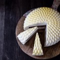 Pikkukuva 1 / 3: Vaaleanharmaa silikonimuotti, ø220 H 70 MM Pyöreä futon mousse -kakku m