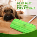 Miniatyrbilde 5 av 5: Pakke med 4 mikrofibermopper (grønn) kompatibel med Swiffer Sweeper,