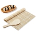 Miniatyrbilde 2 av 5: 2 Pakke Naturlig Bambus Sushi Rull Ruller for Å Lage Sushi 9,4 x 9,4
