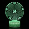Miniatyrbillede 3 af 4: Tilbud Bedste fodboldform 3d optisk illusion smart 7 farve led nig