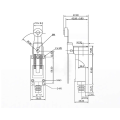 Miniatyrbilde 4 av 4: 4 stk. Me-8108 Momentary Limit Switch Justerbar Rulle Arm