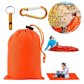 Miniatyrbillede 1 af 5: Nødsituation sovepose overlevelses soveposer nøddækken udendørs camping orange