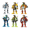 Miniatyrbild 2 av 4: Starfighter Soldat Bionicle Hero Factory Robot Figur Byggsten Modell Leksak (9404