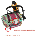 Miniatyrbilde 5 av 5: Svart skattejeger ornament akvarium fisk actionfigur dykker
