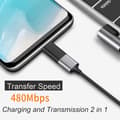 Miniatyrbillede 4 af 5: 3 stk USB C til Micro USB Adapter, Type C Hun Micro USB Han Adapter, 2.4A Hurtig Opladning til PC, Samsung, Huawei, etc (