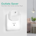 Miniatyrbillede 2 af 5: 6 stk. natlys med stik, hvide LED-natlys med smart skumringssensor