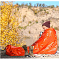 Miniatyrbild 3 av 5: Nödsömnpose Överlevnadssömnpose Nödfilt Utomhus Camping Orange