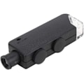 Miniatyrbillede 1 af 5: 60-100X Justerbar LED-oplyst Mikroskop Håndholdt Lup Por