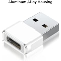 Miniatyrbillede 3 af 5: USB C-hun til USB-han-adapter 4-pak, konverter oplader Type C