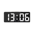 Digital väckarklocka, sängbordsväckarklocka med stor LED-display, A