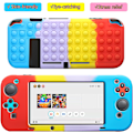 Pikkukuva 2 / 5: (Punainen) 1 sarja Yhteensopiva Nintendo Switch -suojakotelo Anti