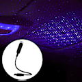 Pikkukuva 1 / 5: Auton laser-tähtikupolilamppu USB-tunnelmalamppu Auton tähtikupoli D