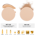 Miniatyrbild 5 av 5: Set med 6 minirunda hypoallergena makeup-svampar för foundation