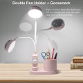Miniatyrbillede 4 af 5: Børne skrivebordslampe, skrivebordslampe med penneholder, automatisk