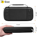 Miniatyrbillede 2 af 5: (Sort) 1 stk. Nintendo Switch Lite-etui, hardcase til Nintendo Swi