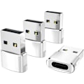 Miniatyrbillede 1 af 5: USB C-hun til USB-han-adapter 4-pak, konverter oplader Type C
