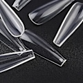 Miniatyrbilde 3 av 5: Buede full-dekkende negltips i balletform, 504 stk