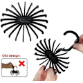 Miniatyrbilde 5 av 5: 4 stk 360 graders roterende skjerfhenger justerbar twirl slipsholder