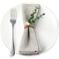 Miniatyrbild 1 av 5: (6 stycken) Vår påsk servettringar set rustik eukalyptus servett