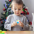 Miniatyrbilde 5 av 5: Regnbue Ball Dekompresjon Spinning Top (Hvit), Puslespill Moro