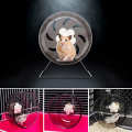 Miniatyrbild 5 av 5: Två Hamster Springhjul 13cm Plast Ultra Tyst Smådjur