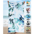 Miniatyrbilde 1 av 3: Anti Sand Mikrofiber Strandhåndkle Mann Kvinne - L Voksen Strandhåndkle,
