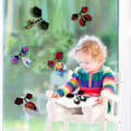 Miniatyrbillede 5 af 5: 18 stk. magiske flyvende fe-sommerfugle, vind op, elastisk drevet Bu