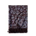 Miniatyrbilde 1 av 5: Dame skjerf pompom imitert kasjmir leopard print varmt skjerf