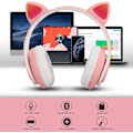 Pikkukuva 2 / 5: Langattomat Bluetooth-kuulokkeet, lasten kuulokkeet, taitettavat kissankorvakuulokkeet H