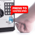 Miniatyrbillede 5 af 5: Legetøj Piggy Bank Safe Box Fingerprint ATM Bank ATM Machine Money C