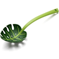 Miniatyrbillede 1 af 5: Jungle Ske - Jungle-temaet Madlavningsske - BPA-fri Varmebestandig Nylonspatel - Designet til Madlavning, Bagning, Blanding og Servering ved Bordet B