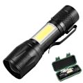 Pikkukuva 2 / 5: LED-taskulamppu, USB-ladattava, minikokoinen, kannettava, superkirkas H