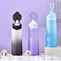 Miniatyrbild 6 av 6: Doftande Vattenflaska, Inklusive 8 Doftkapslar, Gradient Lila, 700 ml, Dricksflaska,