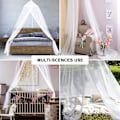 Miniatyrbilde 5 av 5: Stort myggnetting-baldakin for enkeltseng, king size eller dobbeltseng, egnet for insektbeskyttelse (XL)