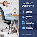 Miniatyrbilde 2 av 5: Kontor- og bilstolpute - Ergonomisk og ortopedisk memory foam-pute