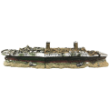 Miniatyrbilde 4 av 5: Akvariedekorasjon i form av Titanic-vraket - i harpiks