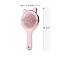 Miniatyrbilde 2 av 5: Luftpute Flokefritt Kam Hodebunnsmassasje Hårbørste - Rosa - 1 stk