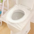 Miniatyrbillede 1 af 3: 100 stk. Engangs Toiletklap Hotel Plast Vandafvisende Toile