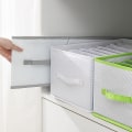 Miniatyrbilde 5 av 5: Klesskap med skuffer, sammenleggbart klesskap med 12 rom,