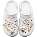 Miniatyrbillede 1 af 5: (ekskl. sko) 12 stk. krystal diamant sko Clog sandal