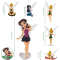 Miniatyrbillede 2 af 5: 6 stk. Alfehavefigurer Engelstatue Havefigurer Fair