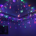 Gardinfjäril ljusslinga 14,76ft 120LED fönster USB fe